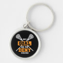 Search for lacrosse keychains Goalie