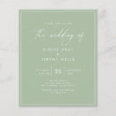 Search for black and sage wedding invitations Budget