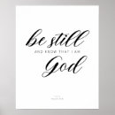 Search for be still and know that i am god posters Christian