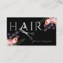 Search for hair salon appointment cards Floral