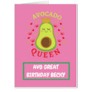 Search for avocado birthday cards Vegan