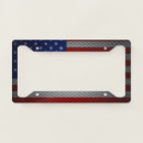 Search for patriotic license plate frames Stars and stripes