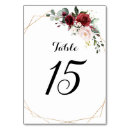 Search for burgundy and blush table cards Floral