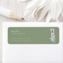 Search for golden retriever return address labels Minimalist