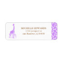 Search for giraffe return address labels Baby