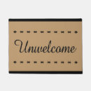 Search for unwelcome doormats Sarcasm