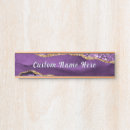 Search for name plate door signs Gold