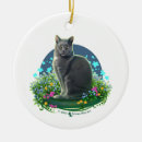 Search for russian blue cat ornaments Cats