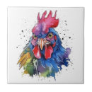 Search for chicken tiles Colorful rooster