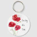 Search for one day at a time keychains Watercolor