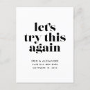 Search for lets try again Postponed