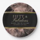 Search for rose gold paper plates Fifty and fabulous
