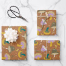 Search for mushroom wrapping paper Autumn