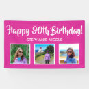 Search for 90th birthday banners Any age birthday