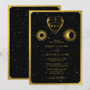 Search for moon and stars wedding invitations Gothic