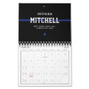 Search for police calendars Thin blue line