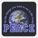 Search for peace on earth stickers World