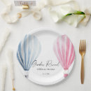 Search for gender reveal plates Blue or pink