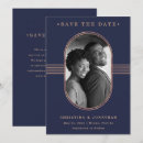 Search for navy gold save the dates Elegant