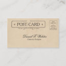 Search for post office business cards Vintage