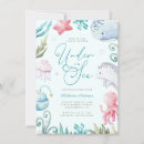 Search for under the sea baby shower invitations Corals