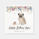 Search for pug napkins Cute