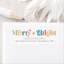 Search for merry christmas labels Retro