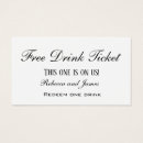 Search for free drink ticket Black and white