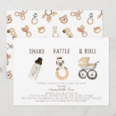 Search for stroller shower invitations Watercolor