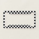 Search for checkerboard license plate frames Checkers