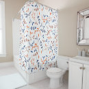 Search for navy and orange shower curtains Botanical