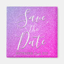 Search for birthday save the date magnets Glitter