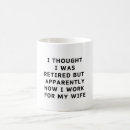 Search for funny retirement mugs Husband wife spouse marriage