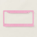 Search for pink gingham plates Plaid
