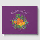 Search for plum wedding guest books Floral