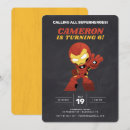 Search for avengers invitations Iron man