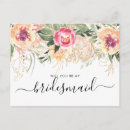 Search for will you be my bridesmaid postcards Bridal party