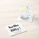 Search for 50th birthday coasters Modern