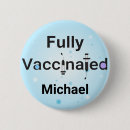 Search for vaccine buttons Black and white