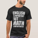 Search for english teacher tshirts Important