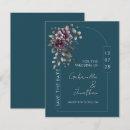 Search for purple and teal save the dates Modern