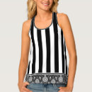 Search for black and white striped tank tops Elegant