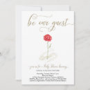 Search for red baby shower invitations gold glitter
