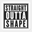 Search for straight outta stickers Black and white