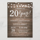 Search for 20 year anniversary invitations 20 years together