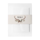 Search for floral wedding invitation belly bands Summer