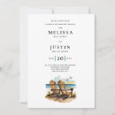 Search for beach anniversary party invitations Watercolor