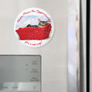 Search for funny cat magnets Red