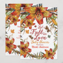 Search for lily baby shower invitations Rustic