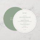 Search for round wedding menus Simple